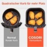 COSORI CP158-AF-RXB Heißluftfritteuse 1700 Watt Schwarz