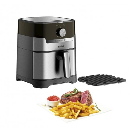 TEFAL EY501D Easy Fry Grill Classic, Heißluftfritteuse,Grill 1550 Watt